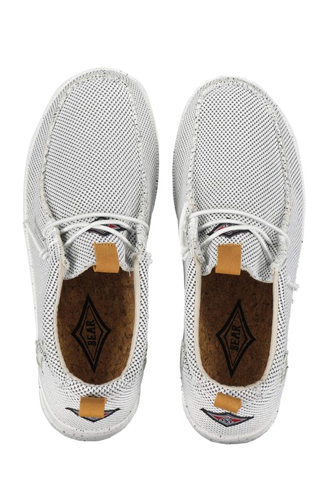 SCARPE UOMO BIANCO BS24M01 WHITE BEAR SURFBOARDS